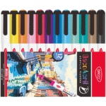 Marker acrilic Daco cu varf pensula set 12