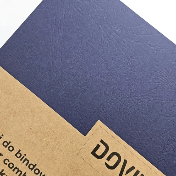 Coperta carton imitatie piele A4 - Albastru navy 250g 2