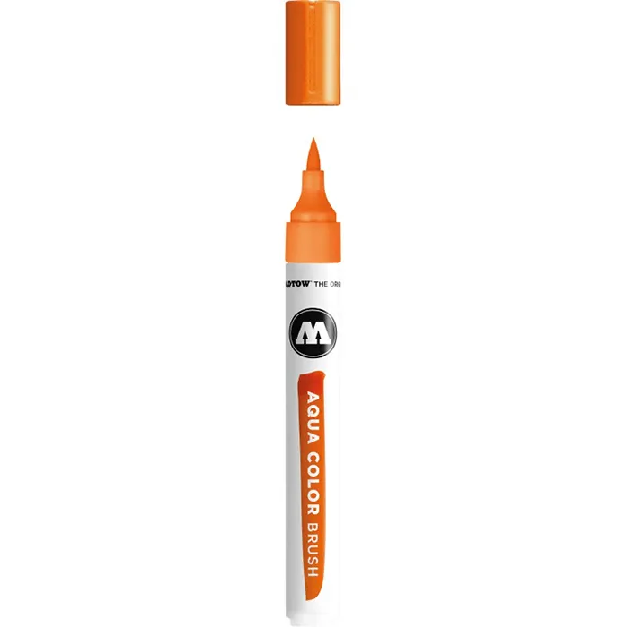Marker Molotow Aqua Color varf pensula Portocaliu 003 Marker Molotow Aqua Color varf pensula Portocaliu 003