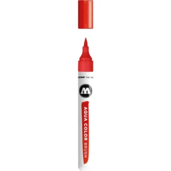Marker Molotow Aqua Color varf pensula Rosu Vermilion 005