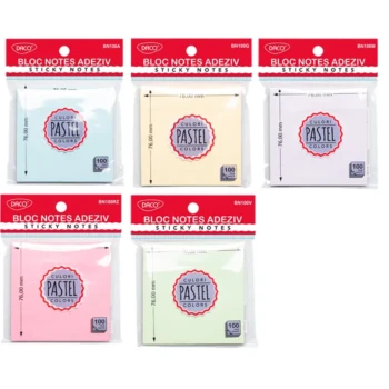 Notes autoadeziv 76x76mm Daco