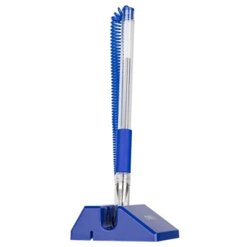 Pix gel cu suport birou 0.5 mm - albastru