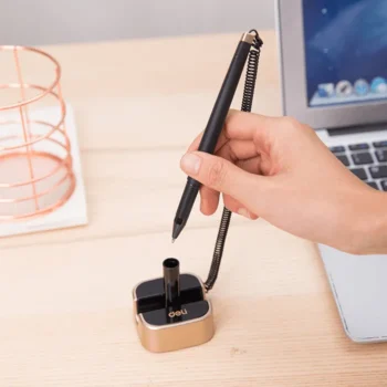 Pix gel cu suport birou 0.7 mm - albastru 2