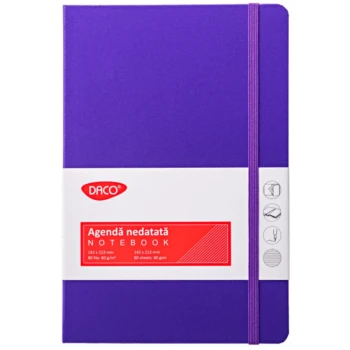 Agenda nedatata A5 Daco 80 file AN527m-mov