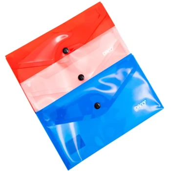 Mapa plastic plic cu capsă DL - format ingust