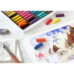 Creioane pastel soft mini Faber-Castell 24 culori 3