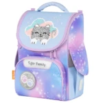 Ghiozdan ergonomic fete Tiger Kitty in Clouds 2