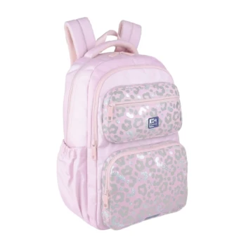 Rucsac scolar Oxford Holo Pink Animal 2