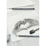 Set desen carbune Faber-Castell 8 piese Goldfaber 3