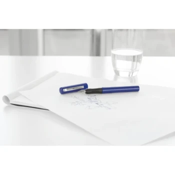 Stilou scolar Faber Castell M - albastru 2