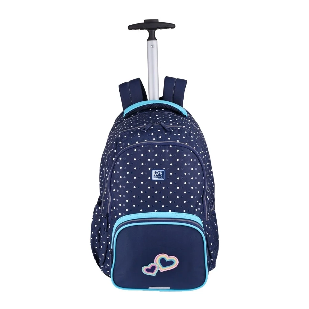Troller scolar Oxford Trolley Dots Troller scolar Oxford Trolley Dots