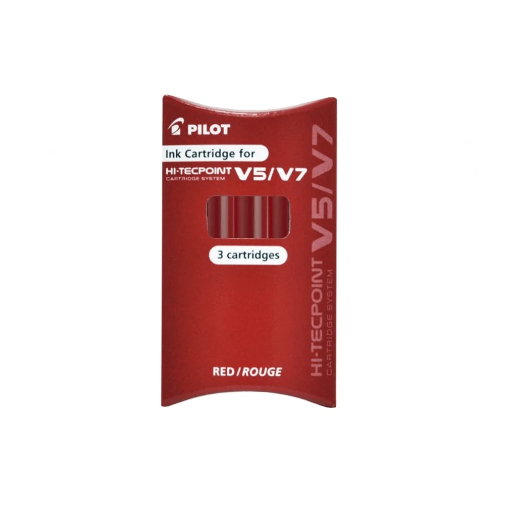 Rezerve Pilot V5 V7 3 buc set rosu Rezerve Pilot V5 V7 3 buc set rosu