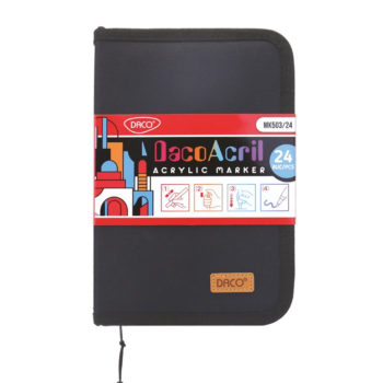 Marker acrilic Daco set 24 în mapa 2